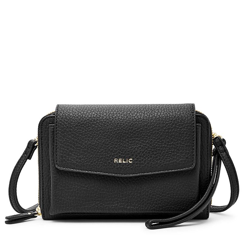 UPC 703357263929 product image for Relic by Fossil Kari Crossbody Wallet, Black | upcitemdb.com