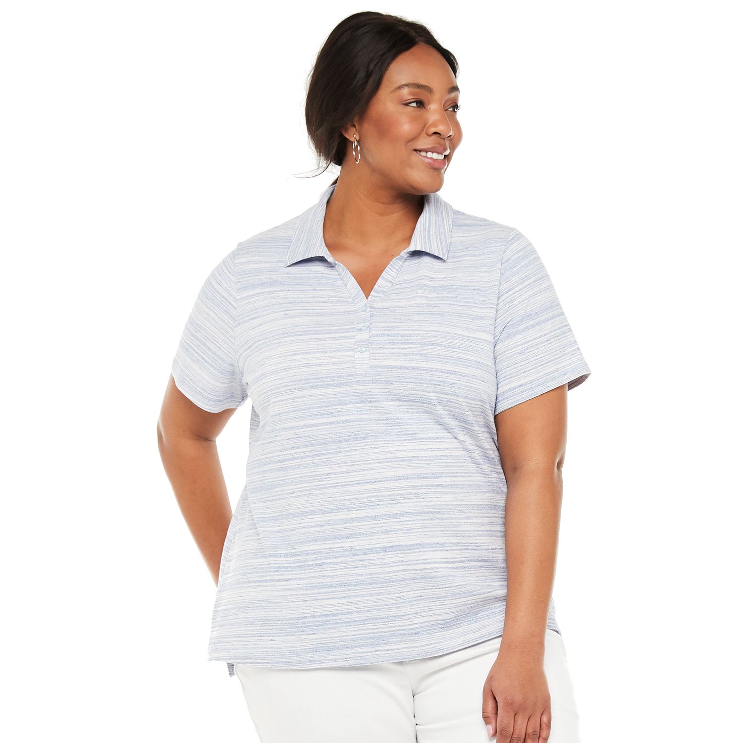 kohls plus size polo shirts