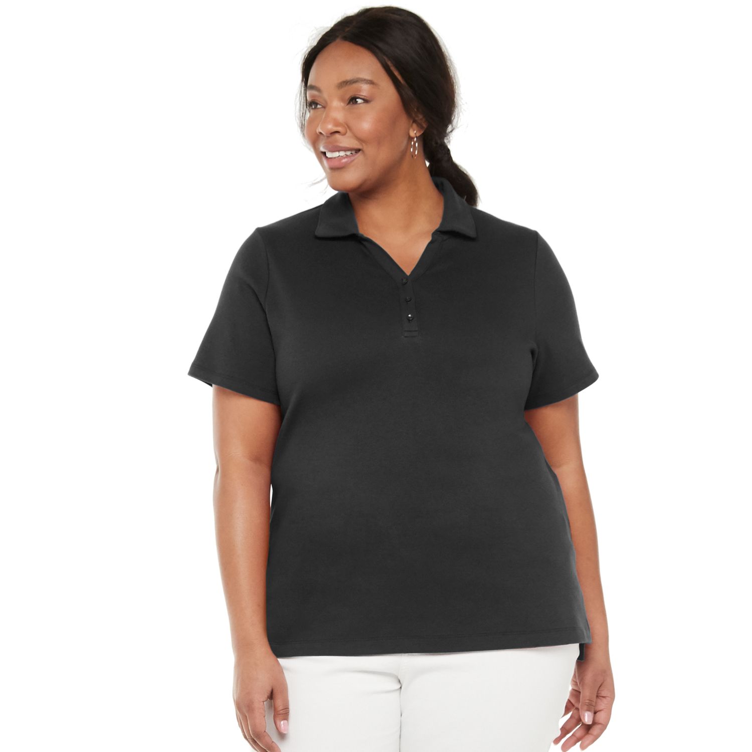 black polo shirt womens near me