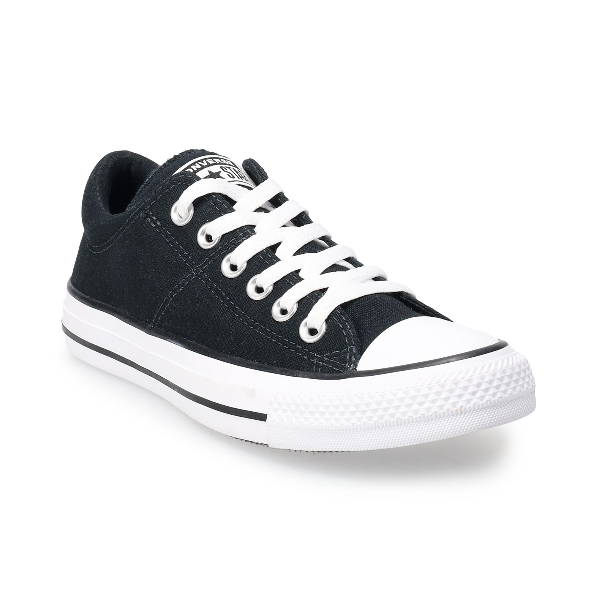Womens Converse Chuck Taylor All Star Madison Sneakers, Size: 5, Black Whi