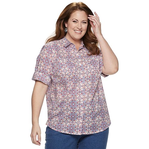 Plus Size Croft & Barrow® Core Shirt