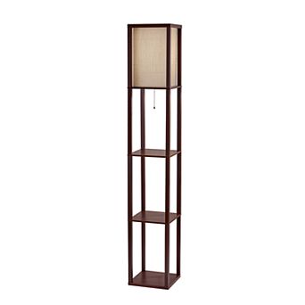 Adesso Wright Shelf Floor Lamp