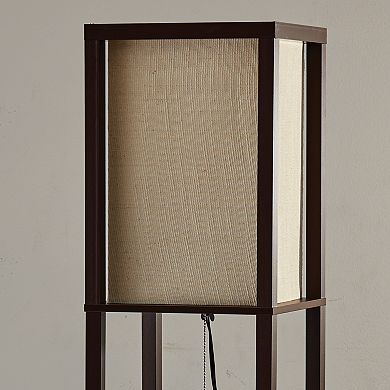 Adesso Wright Shelf Floor Lamp