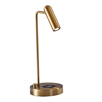 Adesso Kaye Wireless Charging LED Desk Lamp