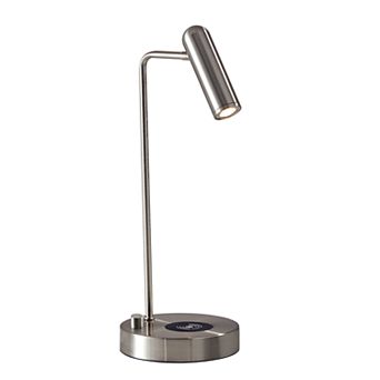 Adesso Kaye Wireless Charging LED Desk Lamp