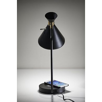Adesso Maxine Wireless Charging Desk Lamp