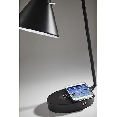 Adesso Maxine Wireless Charging Desk Lamp