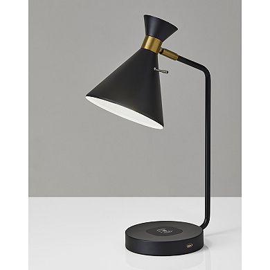 Adesso Maxine Wireless Charging Desk Lamp