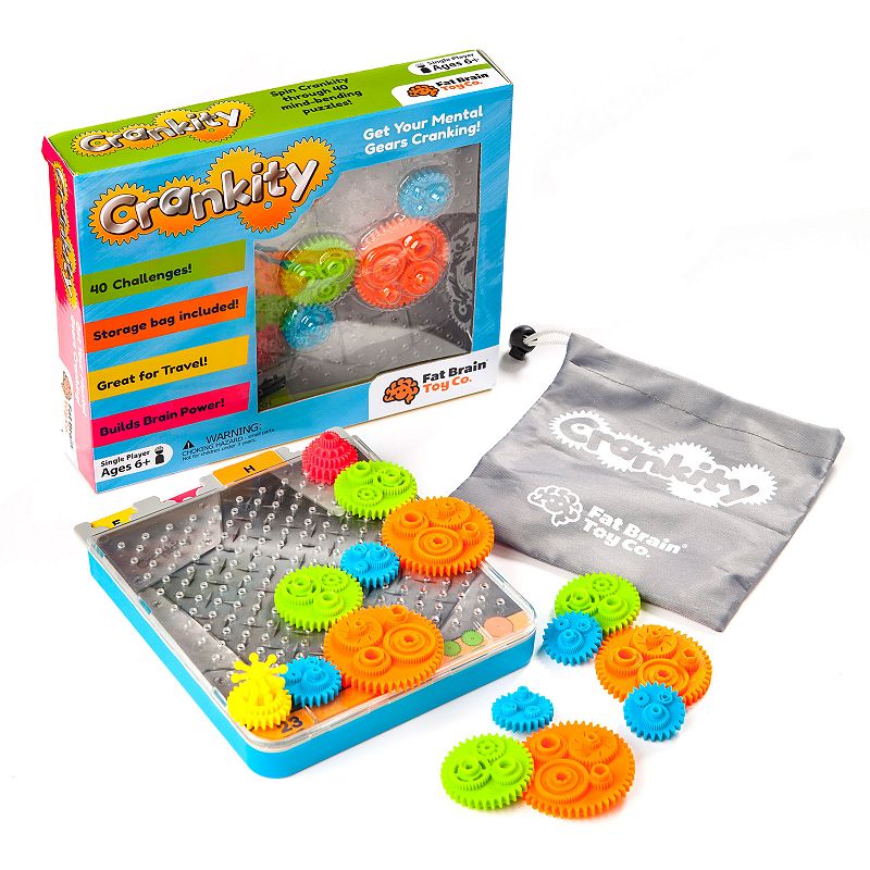 Fat Brain Toys Crankity Brainteaser, Multicolor