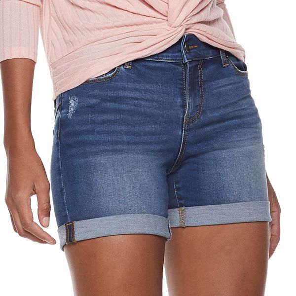 Women's Juicy Couture Flaunt It Midi Jean Shorts