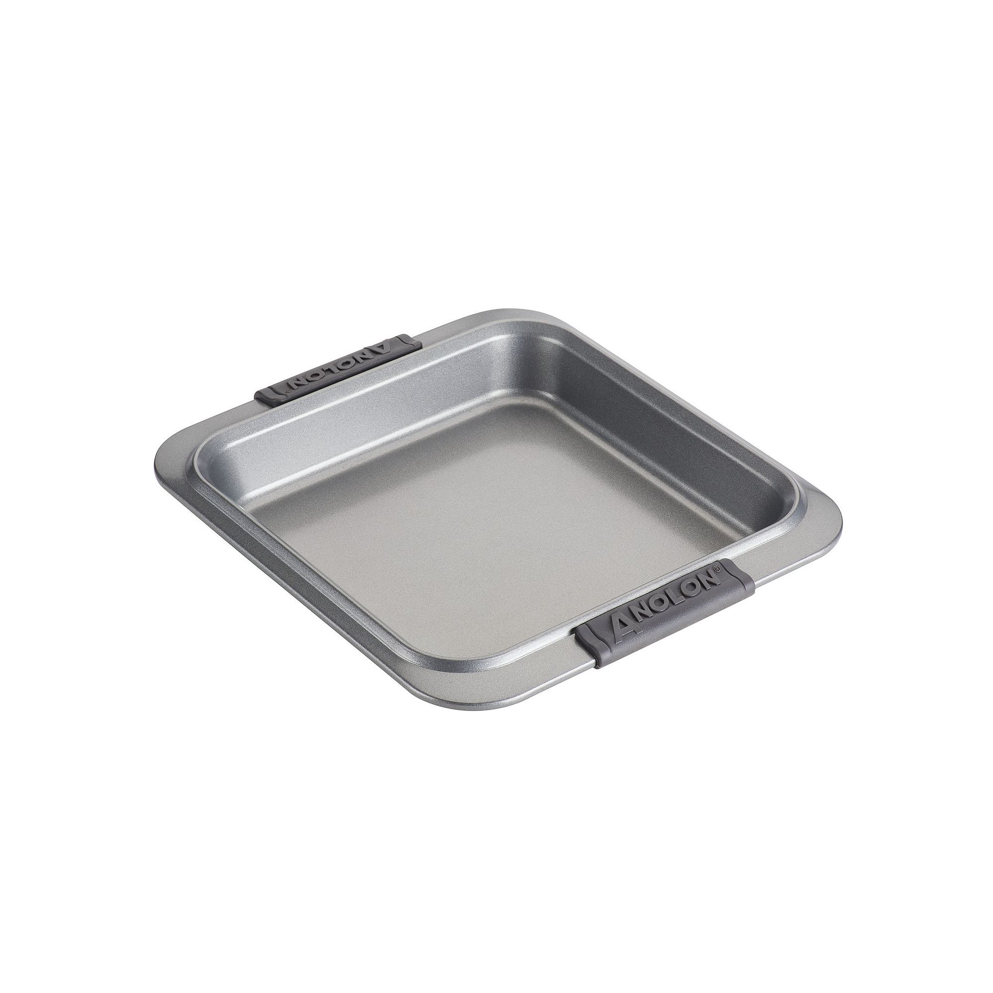 Anolon Advanced Nonstick Bakeware 9-Inch Square Cake Pan, Gray