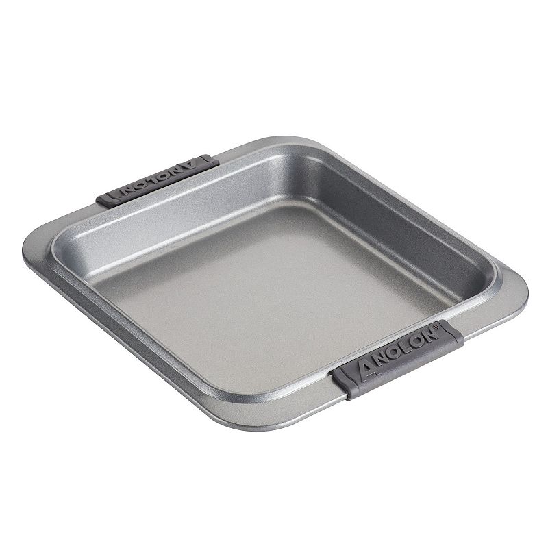 Anolon Advanced Nonstick Bakeware 9-Inch Square Cake Pan, Grey, 9