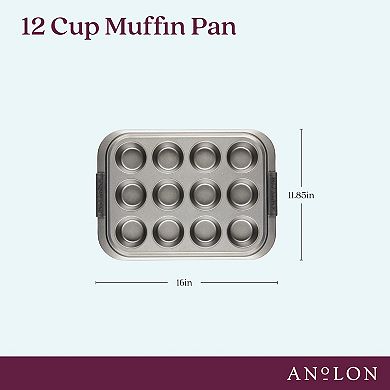 Anolon Advanced Nonstick Bakeware 12-Cup Muffin Pan