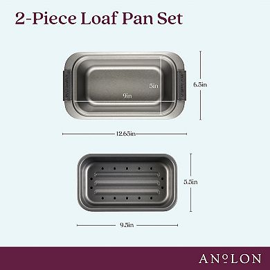 Anolon Advanced Nonstick Bakeware 2-Piece Loaf Pan Set