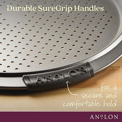 Anolon Advanced Nonstick Bakeware 13-in. Pizza Crisper