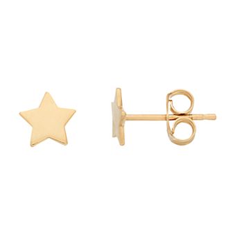Karat Rush 14K Gold Star Post Earrings