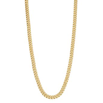 Karat Rush 14k Gold Semi Solid Miami Cuban Necklace
