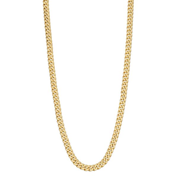 14K Large Miami Cuban Link Necklace 14K Yellow Gold / 20 +$600