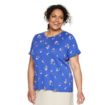 Plus Size Croft & Barrow® Essential Crewneck Top