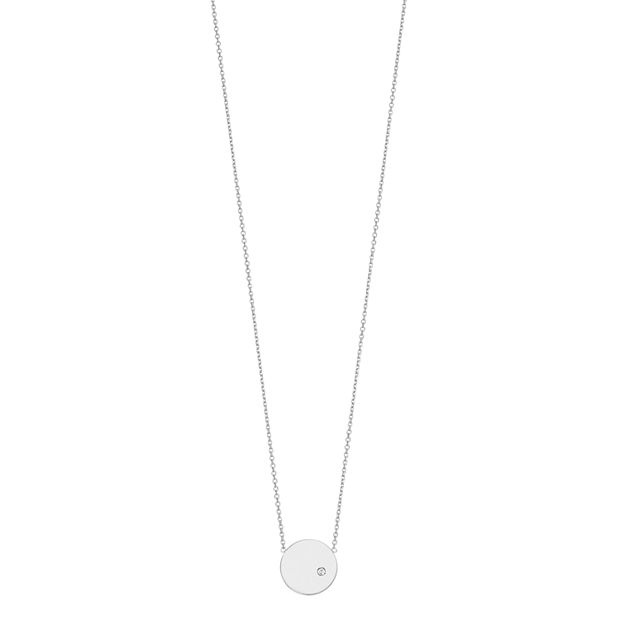 Kohls white gold on sale necklace