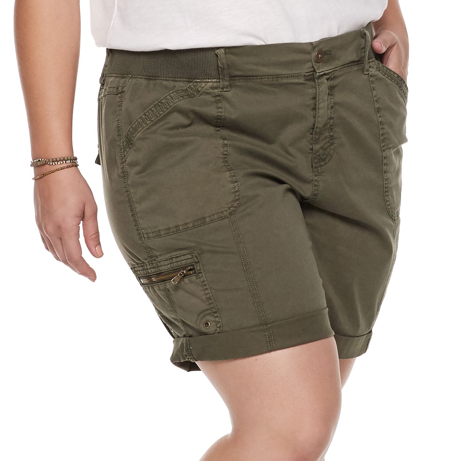 sonoma plus size shorts