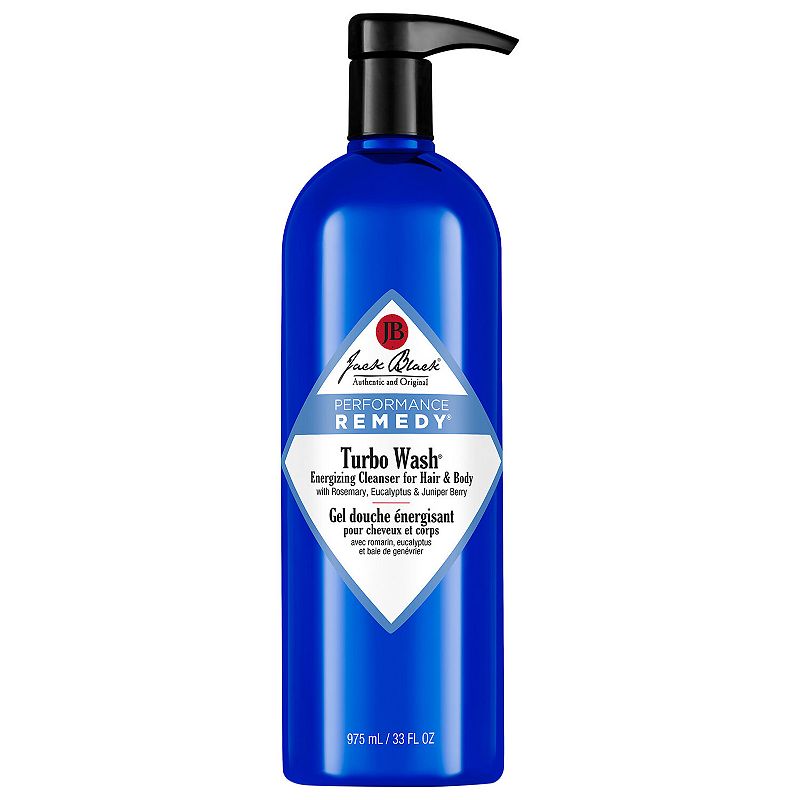 Jack Black Turbo Wash  Energizing Cleanser for Hair & Body  33 fl oz