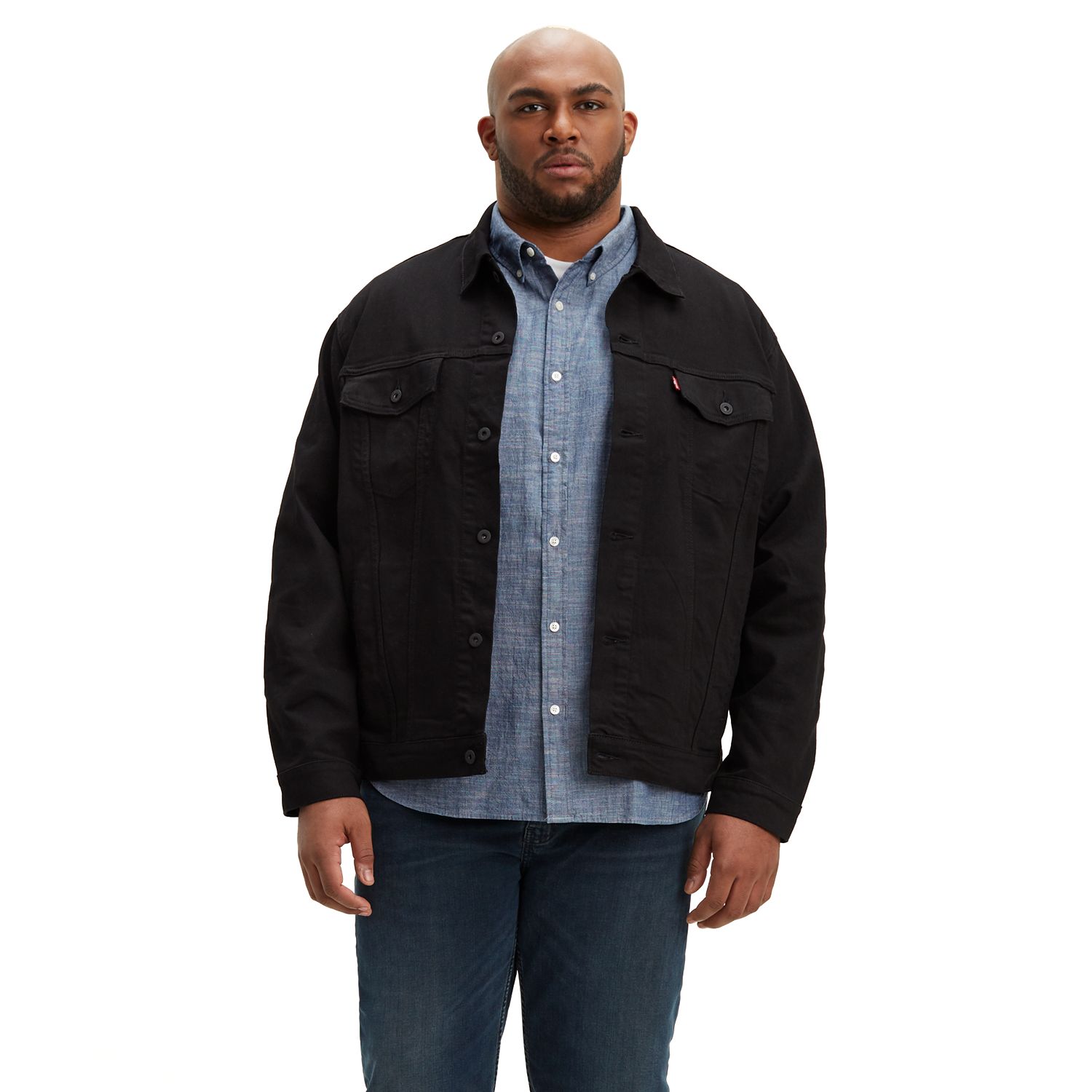 mens jean jacket 3xl