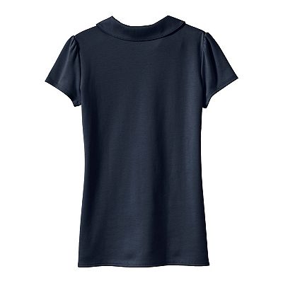 Girls 2-20 Lands' End School Uniform Peter Pan Collar Polo Shirt