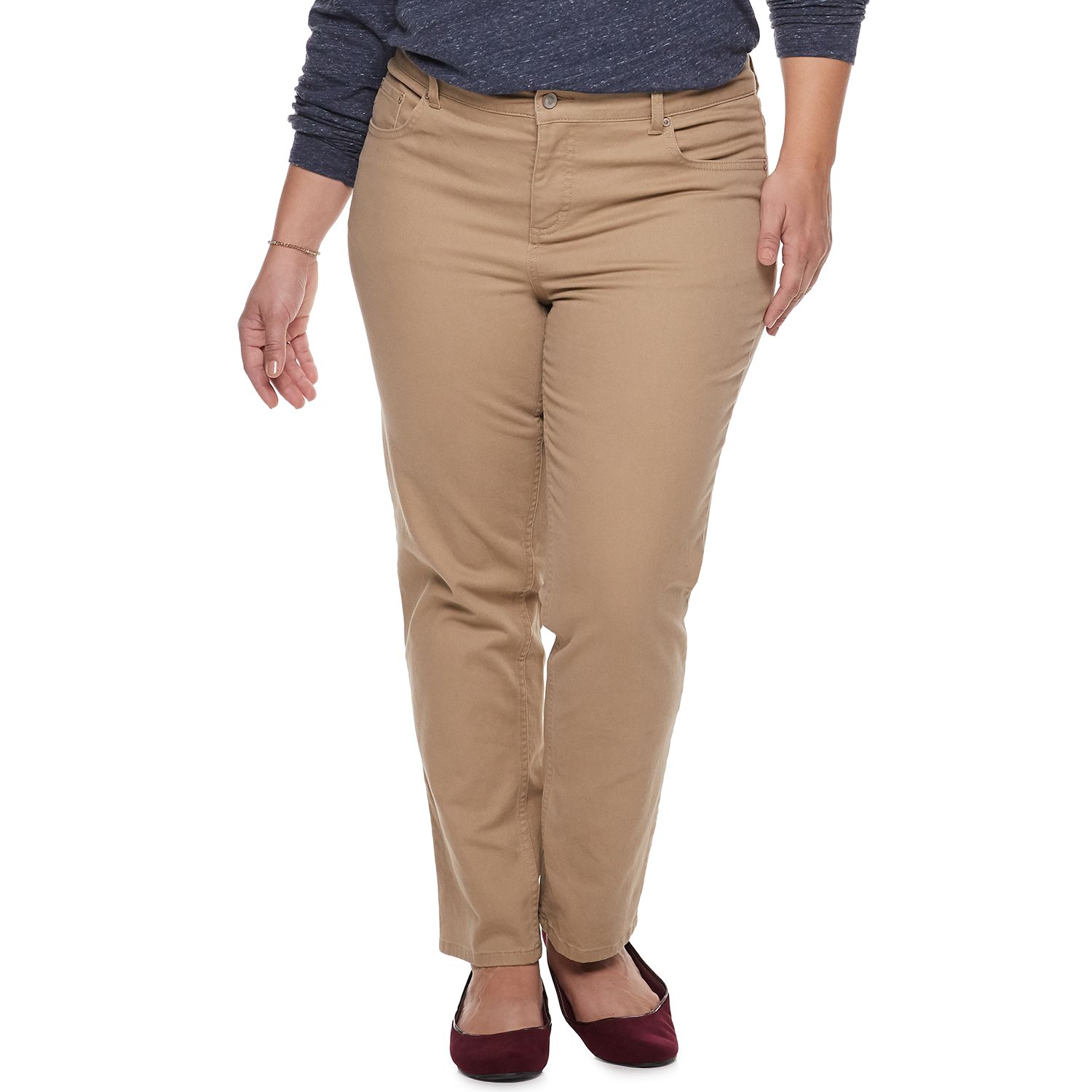just my size khaki jeans