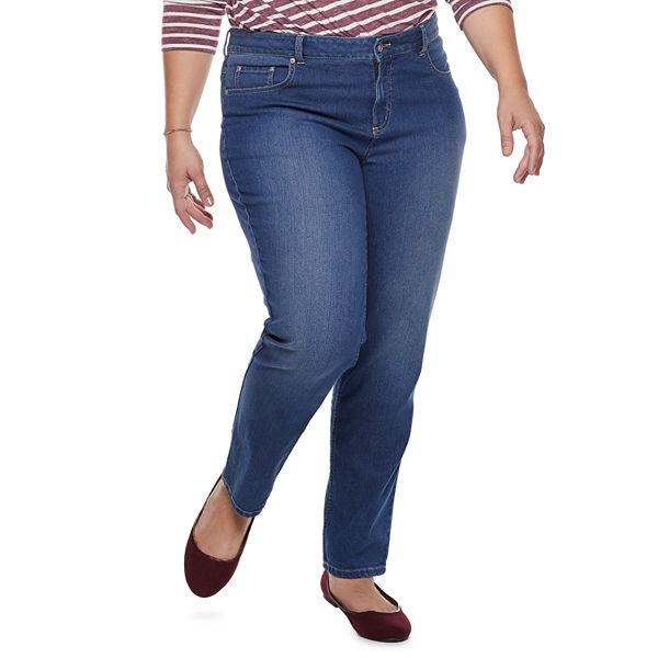 Sæson maksimum Uegnet Plus Size Just My Size® Straight-Leg Jeans