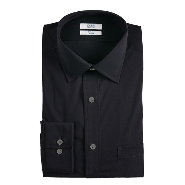 Croft and barrow no iron dress shirt best sale