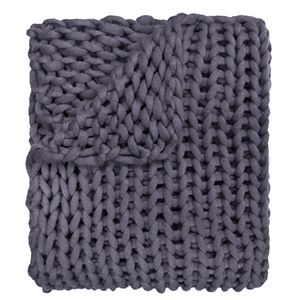 INK+IVY Bree Knit Throw Blanket - Lightweight & Breathable Summer Blanket, Twin Size (66"x90"), Light Blue