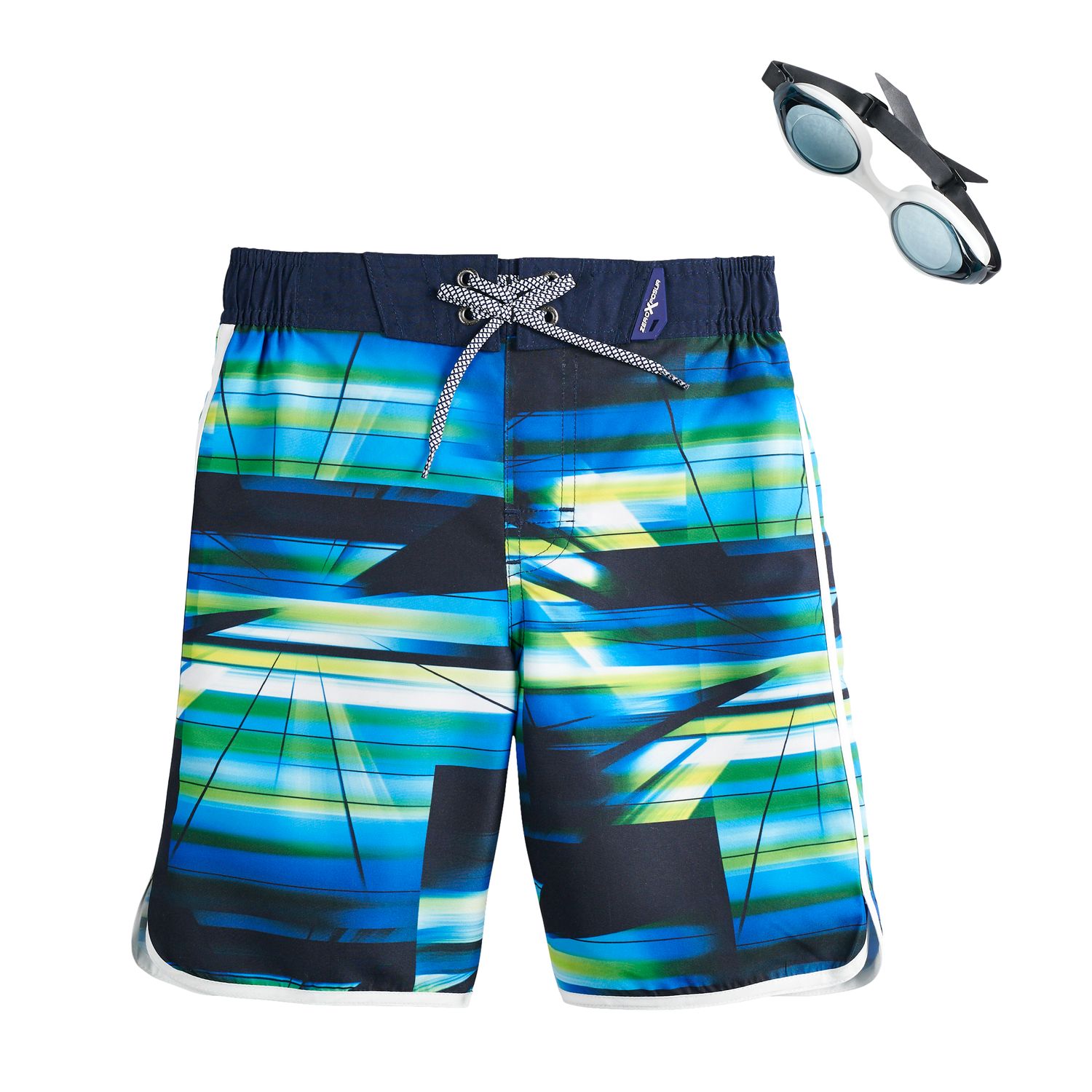 zeroxposur women's swim set with board short