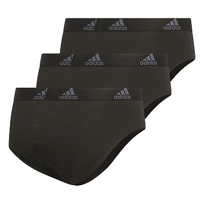 Men s Adidas 3 Pack Cotton Stretch Briefs Size XXL Royal Blue Gray Legend