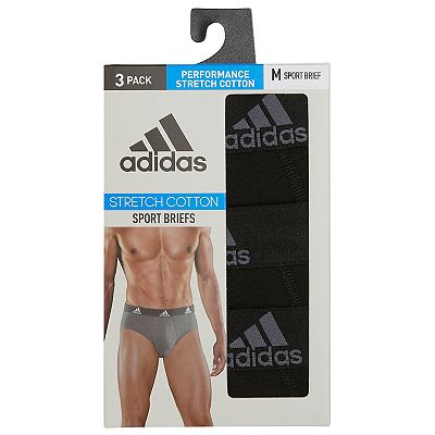 Men s adidas 3 pack Cotton Stretch Briefs