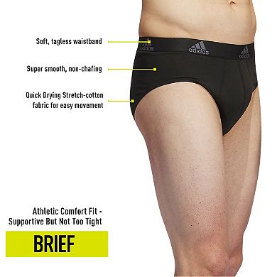 Men's adidas 3-pack climalite Performance Briefs