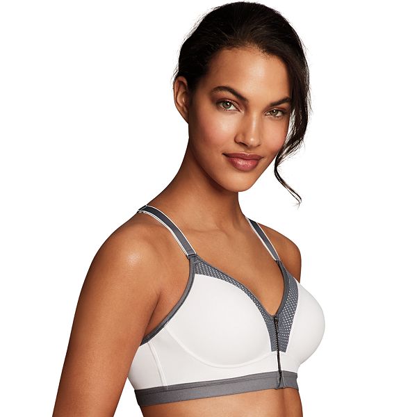Maidenform Bras Zip Front MediumImpact Sports Bra DM7993