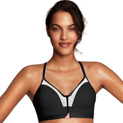 Maidenform Bras Zip Front Medium Impact Sports Bra DM7993