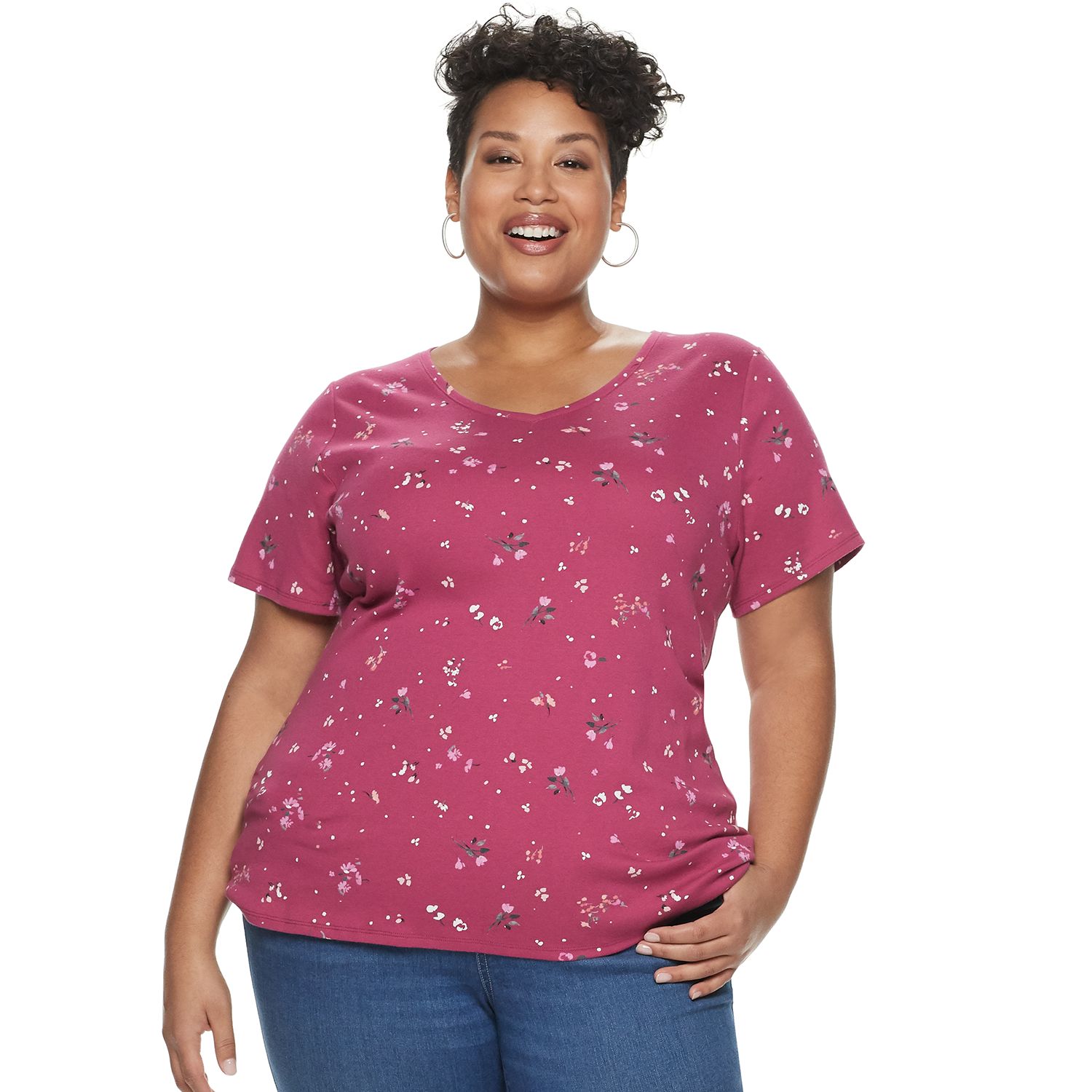 kohls tops plus size