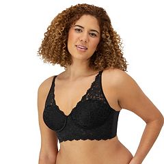 Parfait Mia Lace Longline Bralette (P5951),38GG,Black at  Women's  Clothing store