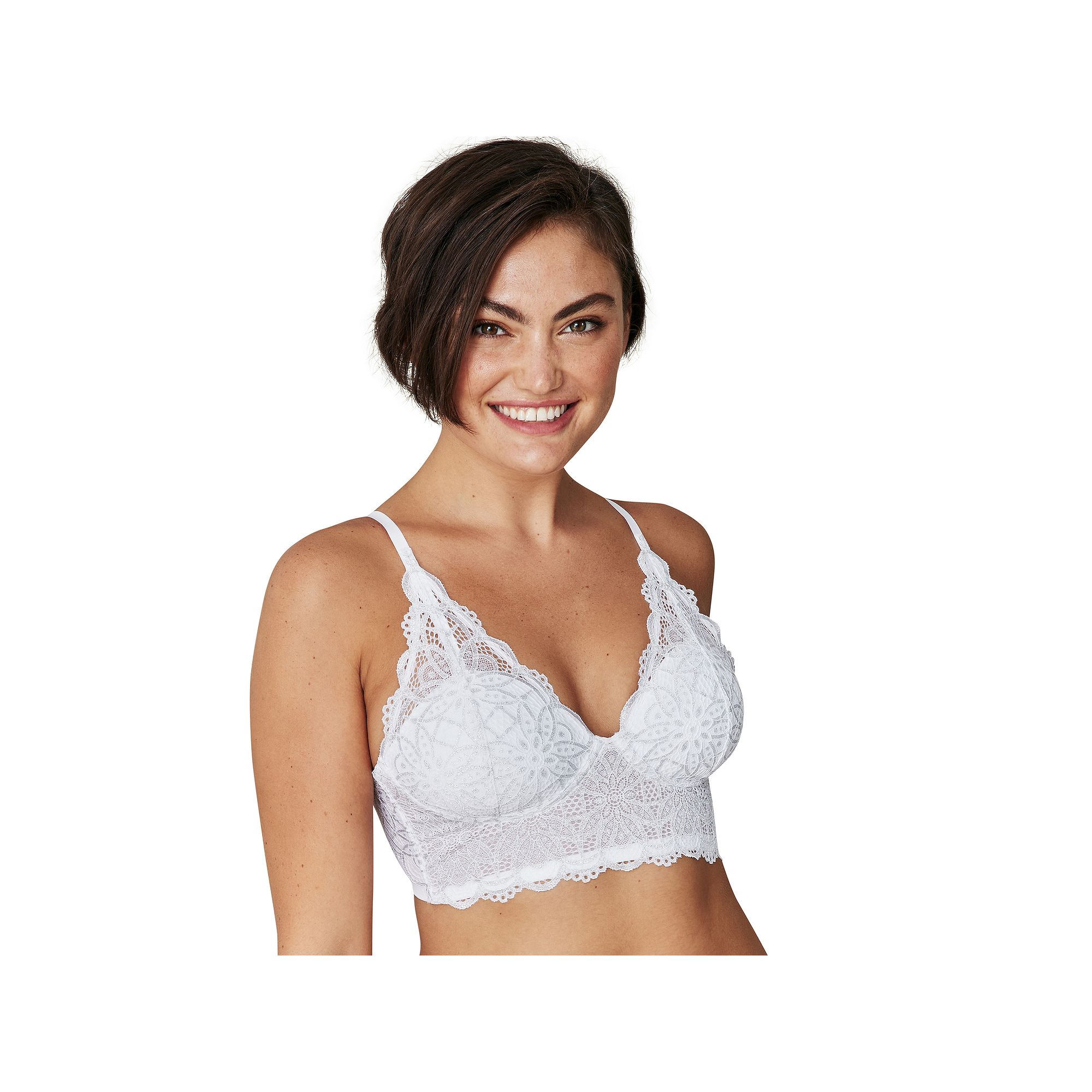 Maidenform® Lightly Lined Convertible Lace Bralette DM1188, Womens, Size:
