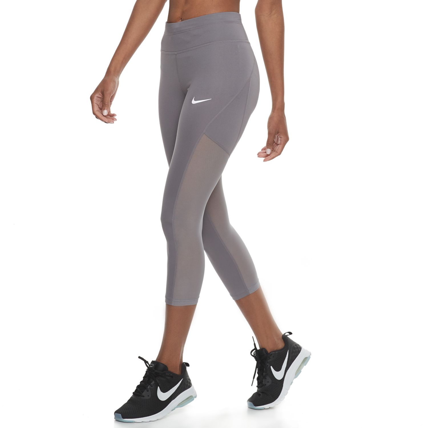 nike grey capri leggings