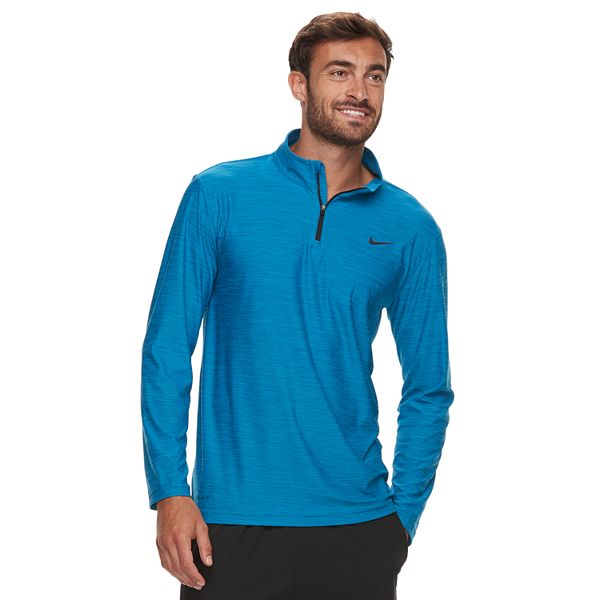 mens nike breathe quarter zip pullover
