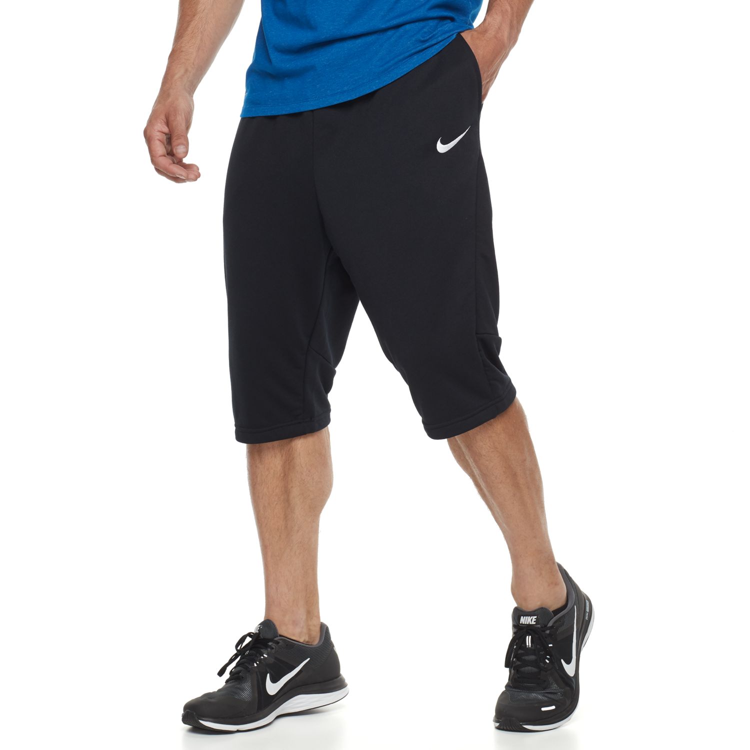 nike dri fit fleece shorts