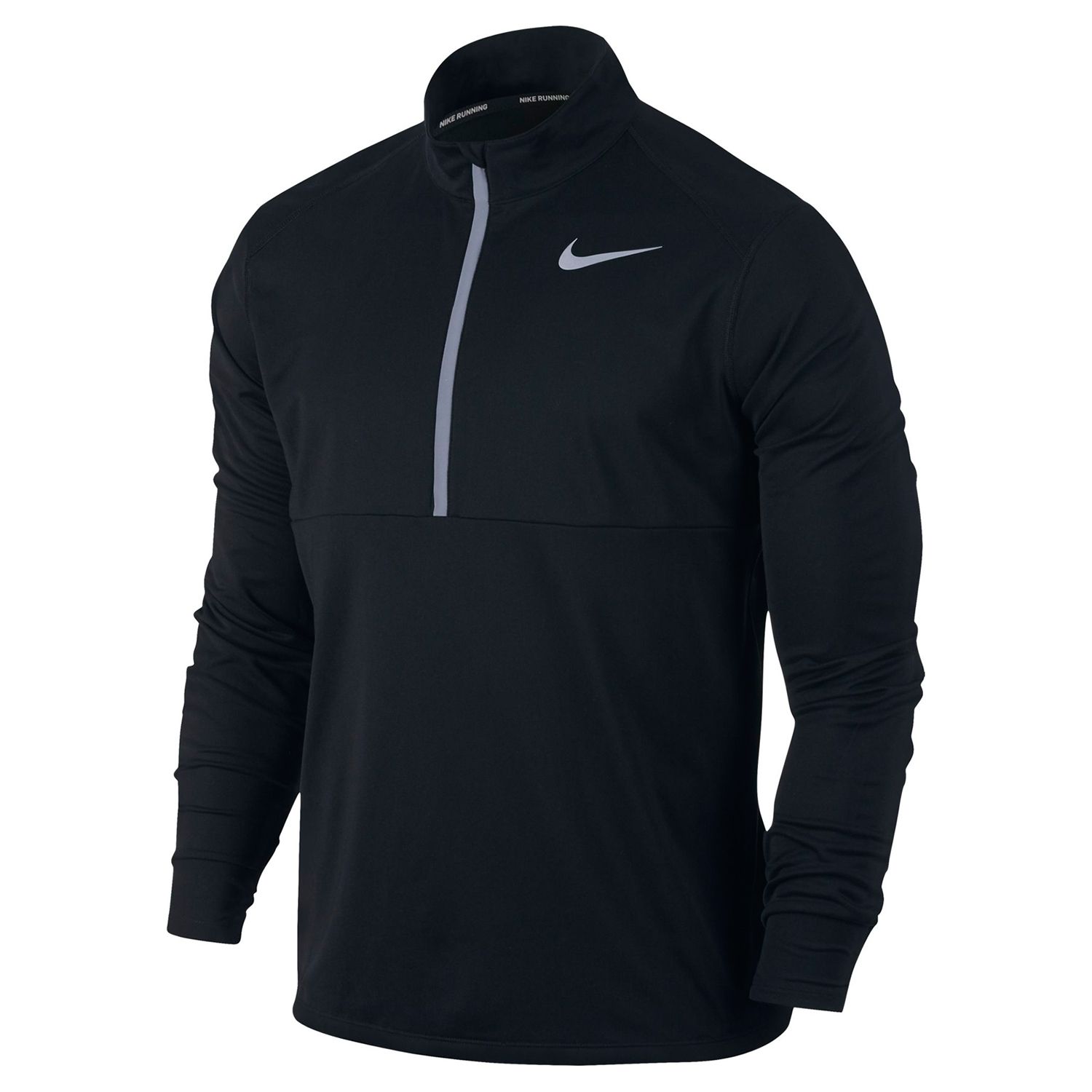 nike half zip core long sleeve running top mens