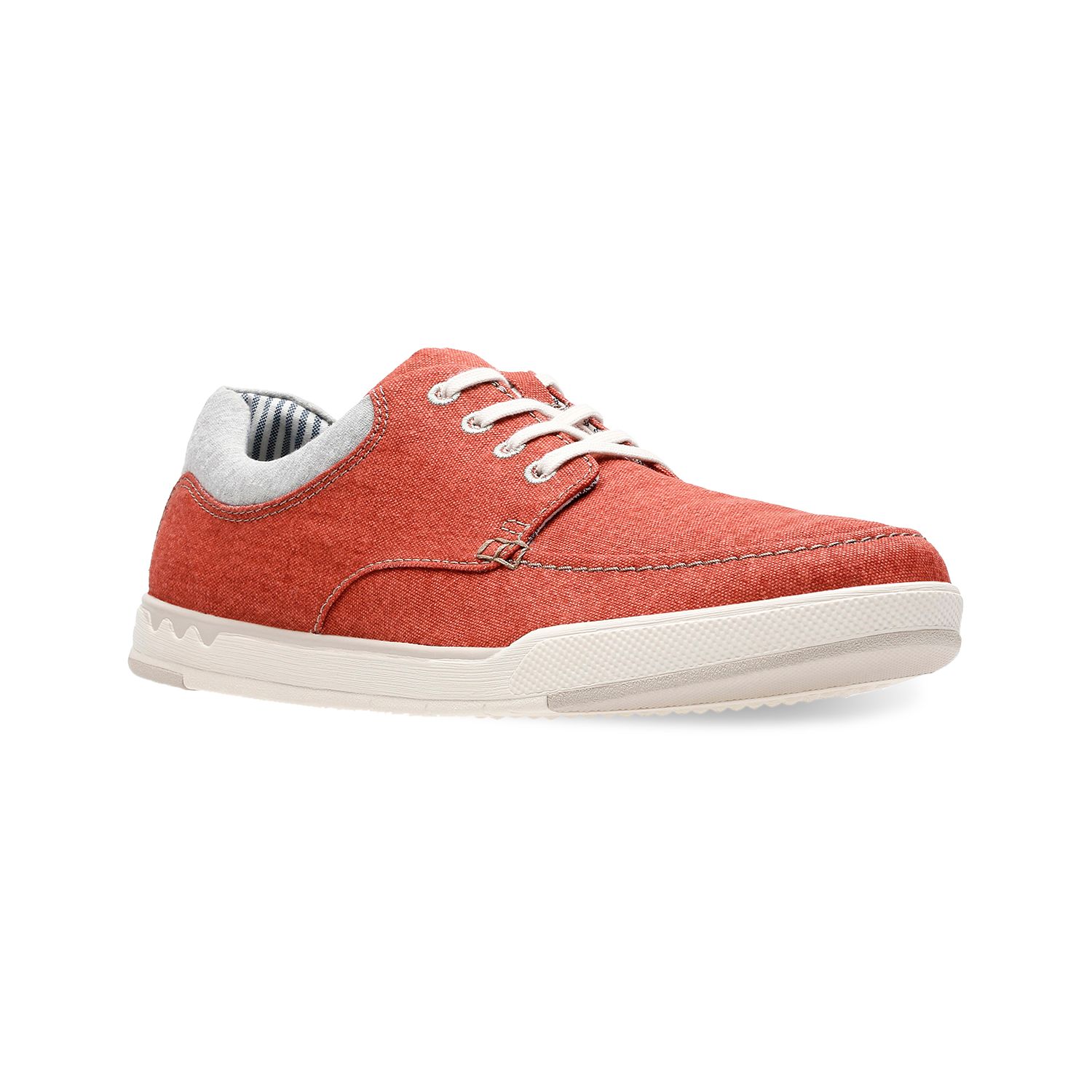 clarks sneakers mens red