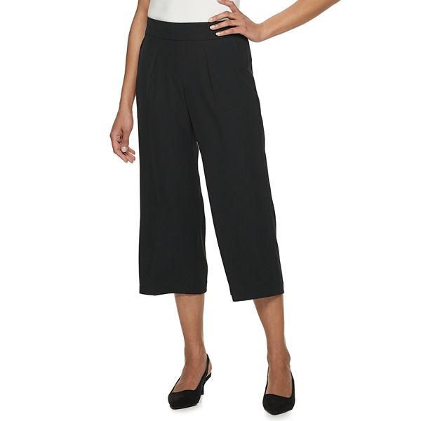 Women's Dana Buchman Wide-Leg Soft Crop Pants