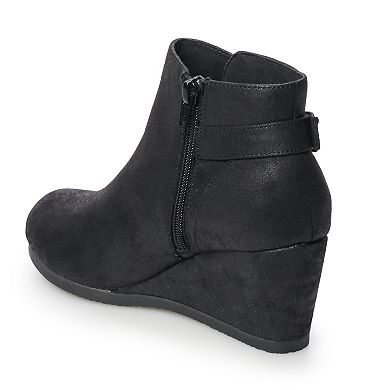 SO® Lettuce Women's Wedge Ankle Boots