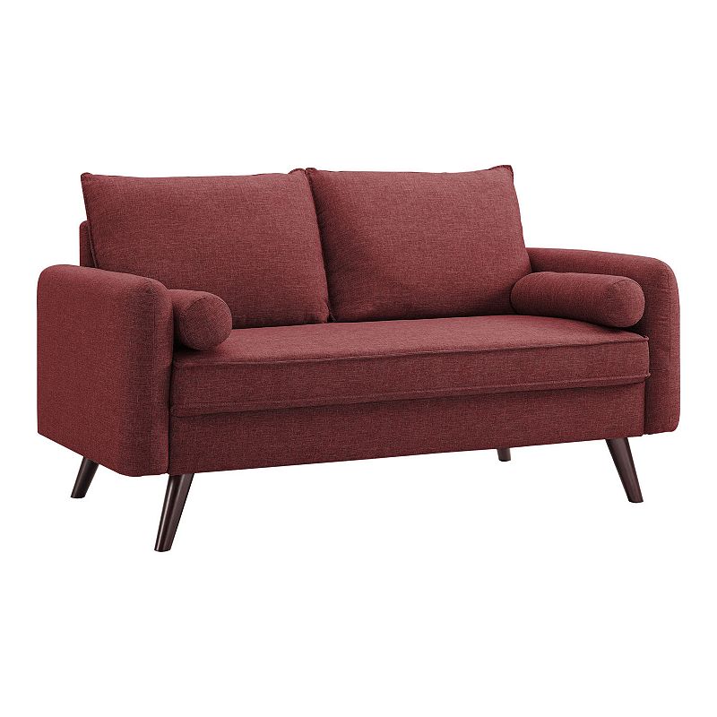 Lifestyle Solutions Caelan Loveseat, Red