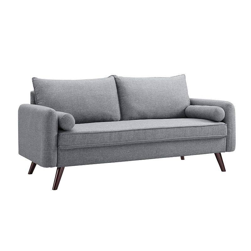 Lifestyle Solutions Caelan Sofa Couch, Grey